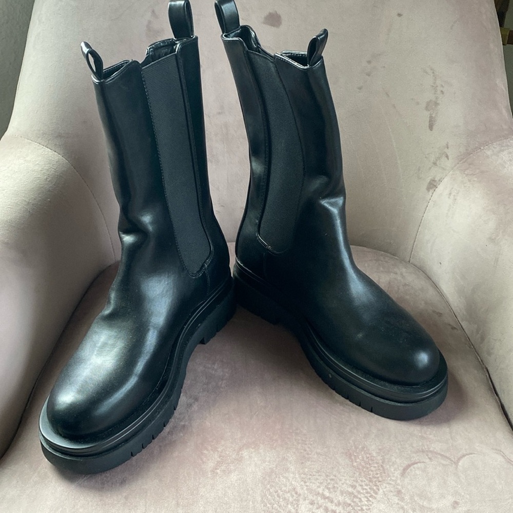 Combat Platform Boots